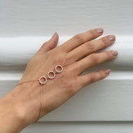 Shimmering Hand Bracelet