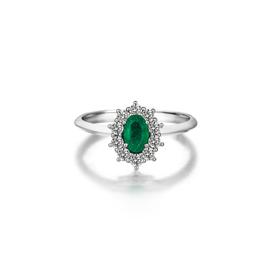 Maha Emerald 18K Gold Ring